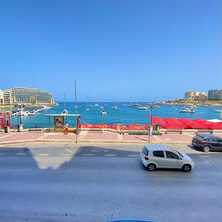 F1 - Modern Two Bedrooms Flat Sea View, St Julians Saint Julian's 0*,