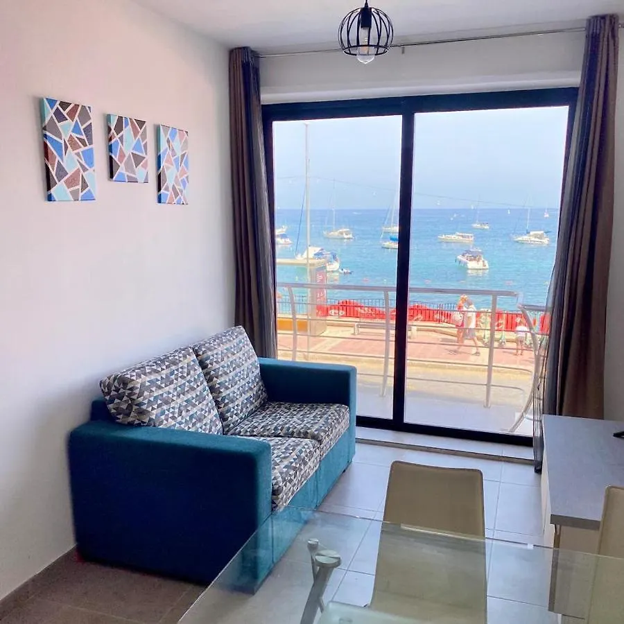 F1 - Modern Two Bedrooms Flat Sea View, St Julians Saint Julian's